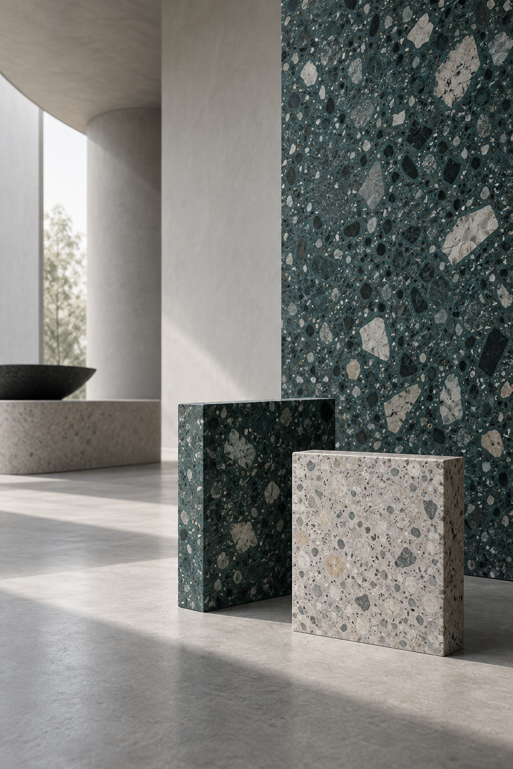 Terrazzo architectural surface
